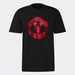Adidas Manchester United Tee - Black