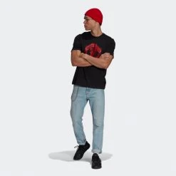 Adidas Manchester United Tee - Black