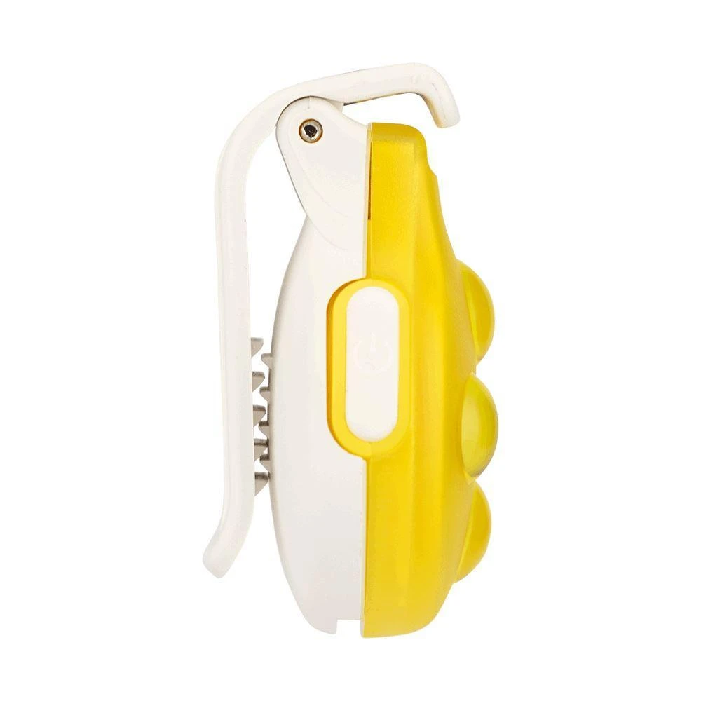 Nathan HyberBrite Orb LED Clip-On Light - Vibrant Yellow/White 2 Nathan HyberBrite Orb LED Clip-On Light - Vibrant Yellow/White