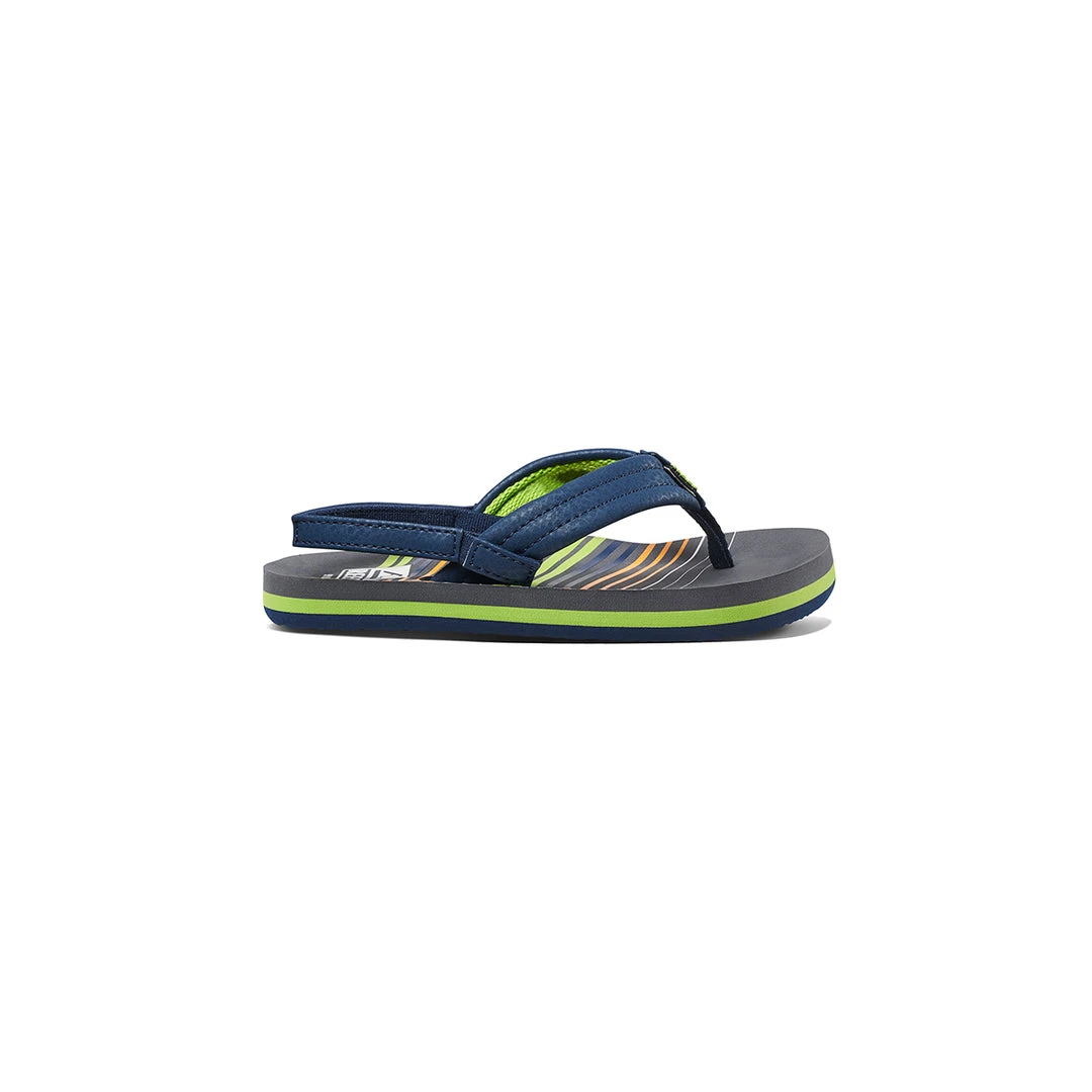 Reef Youth Boys' Little Ahi Sandal - Stripe Green 1 Reef Youth Boys' Little Ahi Sandal - Stripe Green