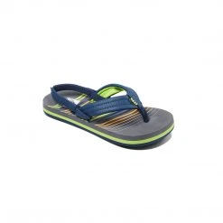 Reef Youth Boys' Little Ahi Sandal - Stripe Green 5 Reef Youth Boys' Little Ahi Sandal - Stripe Green