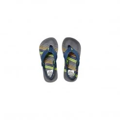 Reef Youth Boys' Little Ahi Sandal - Stripe Green