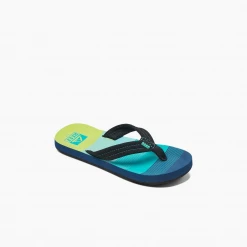 Reef Kids Ahi Sandals - Aqua/Green