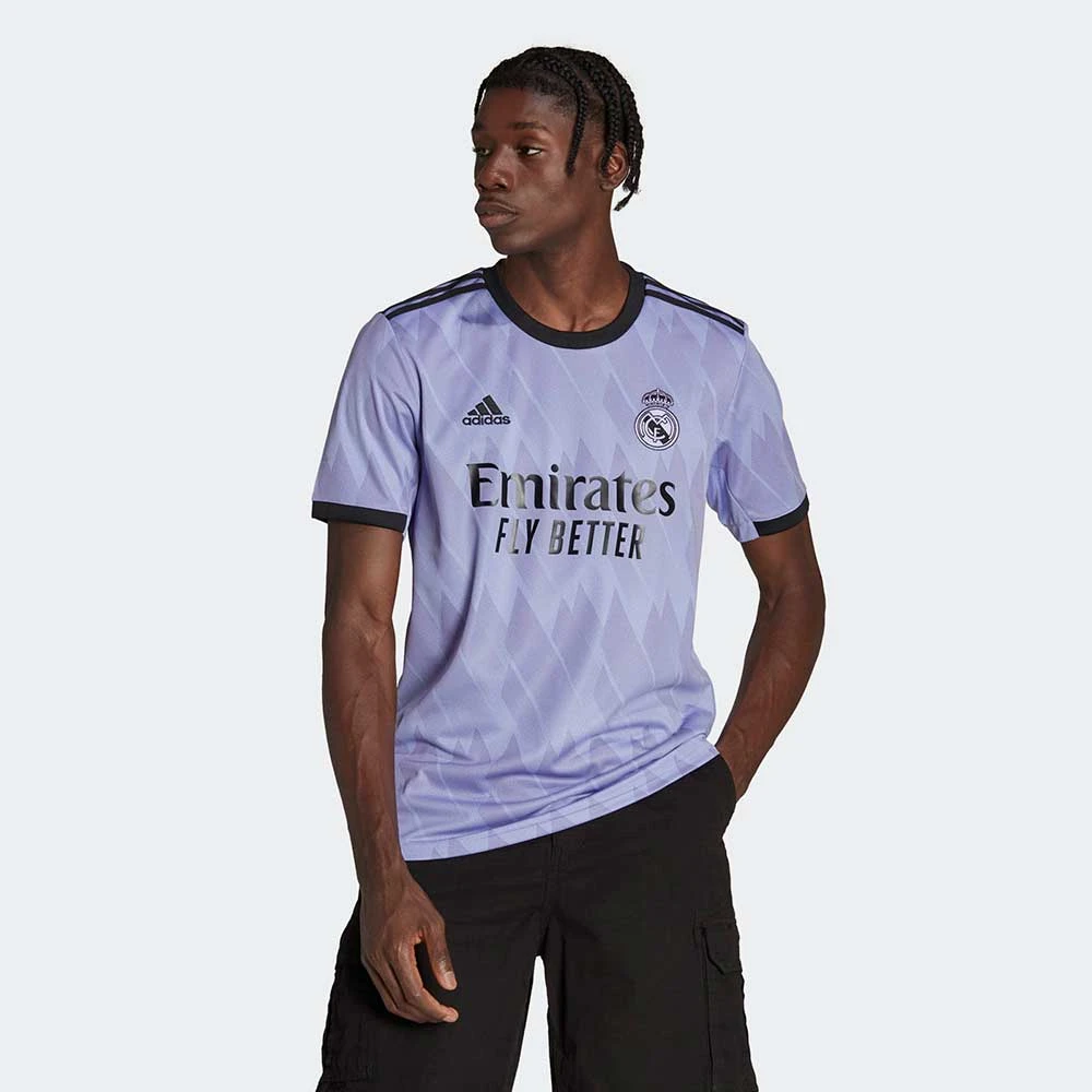 Adidas Real Madrid 22/23 Away Jersey - Light Purple 2 Adidas Real Madrid 22/23 Away Jersey - Light Purple