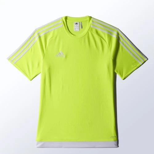 Adidas Youth Estro 15 Short Sleeve Jersey - Safety Yellow 1 Adidas Youth Estro 15 Short Sleeve Jersey - Safety Yellow
