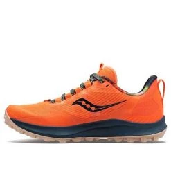Saucony Men's Peregrine 12 Trail Shoe - Campfire Story - Regular (D) Running