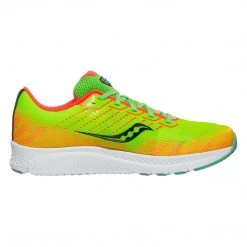 Saucony Kids' Ride 13 Running Shoe - Citron/Mutant