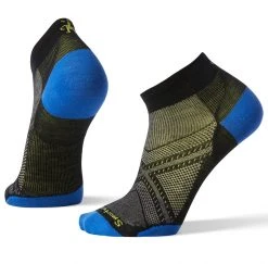 Smartwool Men's Run Zero Cushion Low Cut Socks - Black