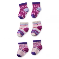 Smartwool Baby Bootie Batch Socks - Pink Nectar Youth