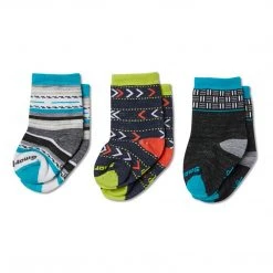 Smartwool Youth Toddler Trio Socks - Black