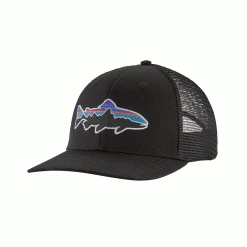Patagonia Fitz Roy Trout Trucker Hat - Black Accessories