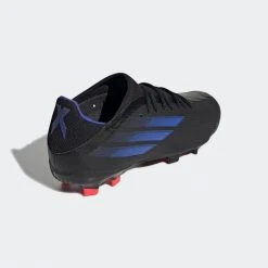 Adidas JR X Speedflow .3 Firm Ground Soccer Shoe - Core Black/Sonic Ink/Solar Yellow Youth