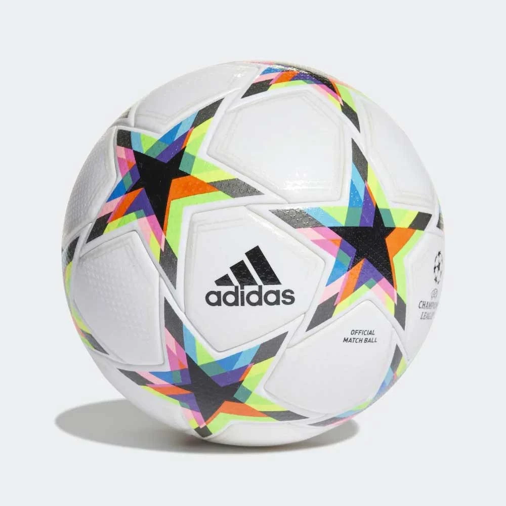 Adidas Balls UCL Pro Soccer Ball - White/Silver Met/Bright Cyan 3 Adidas Balls UCL Pro Soccer Ball - White/Silver Met/Bright Cyan