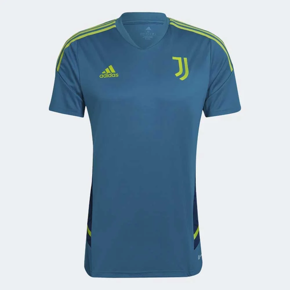 Adidas Men's Juventus Training Jersey - Active Teal Fanwear 1 Adidas Men's Juventus Training Jersey - Active Teal Fanwear