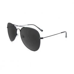 Knockaround Mile Highs Sunglasses - Black/Smoke