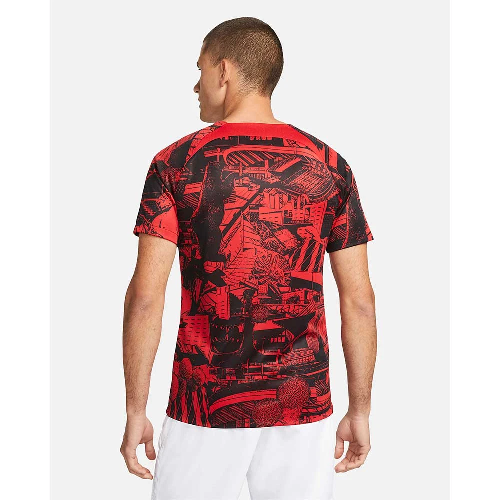 Nike Men's Athletico Madrid Pre-Match Short Sleeve - Sport Red 4 Nike Men's Athletico Madrid Pre-Match Short Sleeve - Sport Red