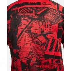 Nike Men's Athletico Madrid Pre-Match Short Sleeve - Sport Red 6 Nike Men's Athletico Madrid Pre-Match Short Sleeve - Sport Red