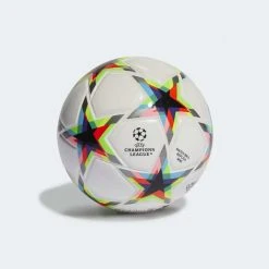 Adidas Balls UCL Mini Soccer Ball- White/Silver Met/Bright Cyan