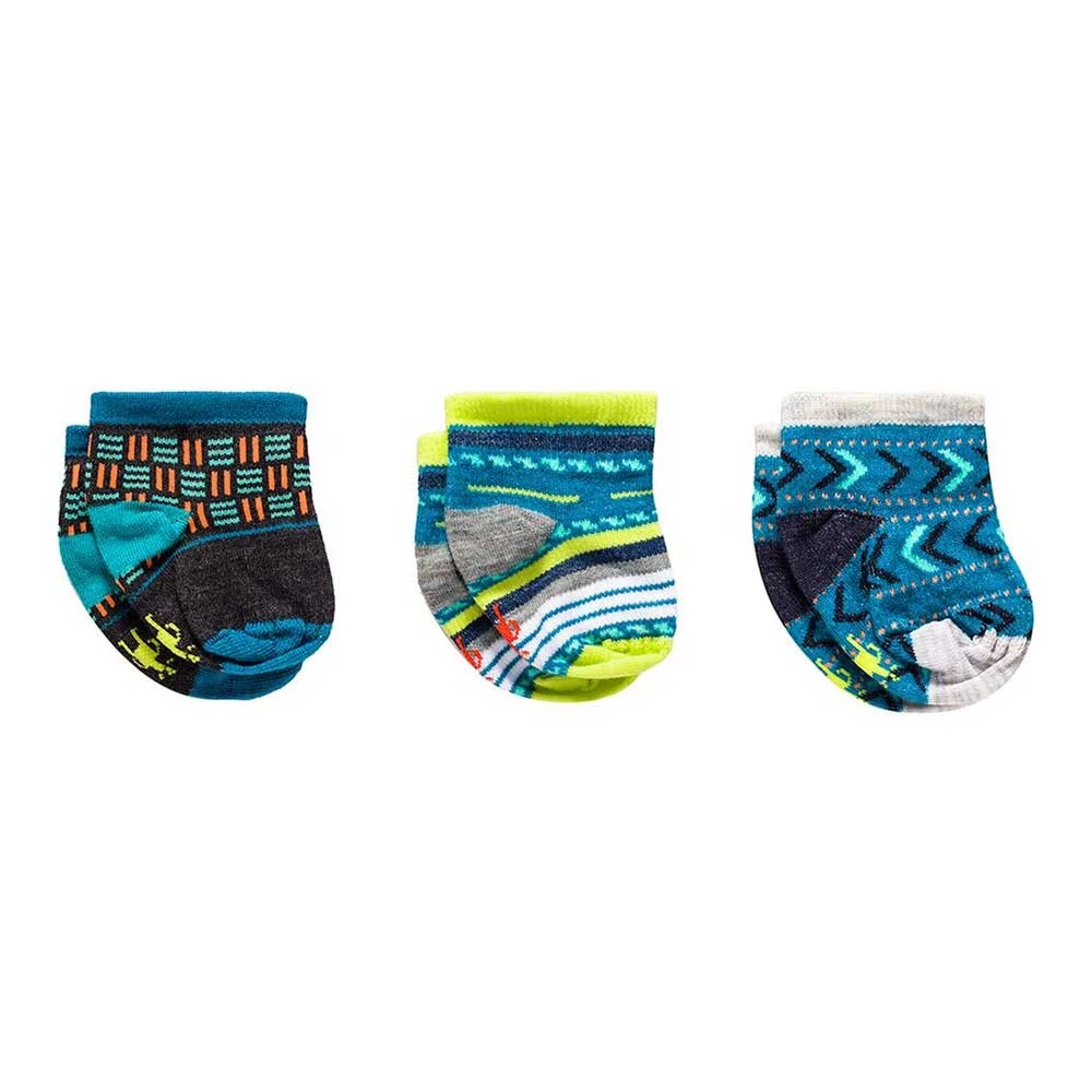 Smartwool Baby Bootie Batch Socks - Ocean Blue 1 Smartwool Baby Bootie Batch Socks - Ocean Blue