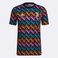 Adidas Juventus 21/22 Pre Match Jersey - Black/Scream Pink
