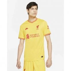 Nike Liverpool FC 2021/22 Stadium 3rd Jersey - Chrome Yellow/Rush Red Fanwear 5 Nike Liverpool FC 2021/22 Stadium 3rd Jersey - Chrome Yellow/Rush Red Fanwear