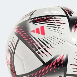 Adidas RIHLA Club Soccer Ball - White/Black/Solar Red Balls 5 Adidas RIHLA Club Soccer Ball - White/Black/Solar Red Balls