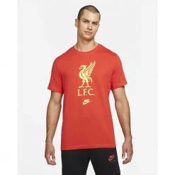 Nike Men's Liverpool FC Future Crest T - Rush Red/Chrome Yellow Fanwear 7 Nike Men's Liverpool FC Future Crest T - Rush Red/Chrome Yellow Fanwear