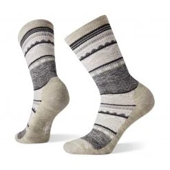 Smartwool Women's Everyday Dazzling Wonderland Crew Sock - Ash Accessories
