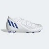 Adidas JR Predator Edge .3 FG Soccer Shoe- White/Hi Res Blue Youth