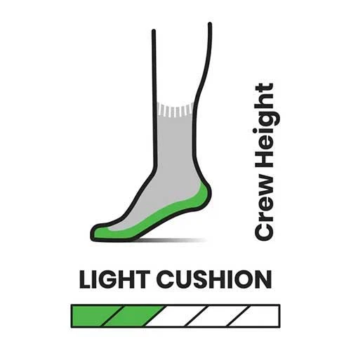 Smartwool Youth Kids' Performance Hike Light Cushion Striped Crew Socks - Dark Sage 2 Smartwool Youth Kids' Performance Hike Light Cushion Striped Crew Socks - Dark Sage