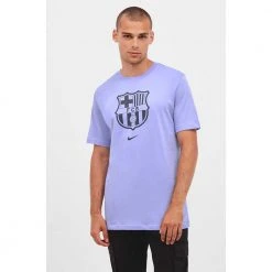 Nike FC Barcelona Evergreen Crest T - Light Thistle Fanwear
