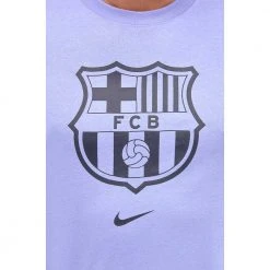 Nike FC Barcelona Evergreen Crest T - Light Thistle Fanwear 9 Nike FC Barcelona Evergreen Crest T - Light Thistle Fanwear
