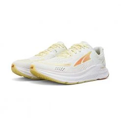Altra Women's Paradigm 6 Running Shoe - Yellow/White - Regular (B)