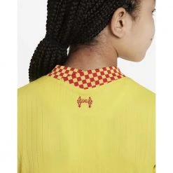 Nike Youth Liverpool FC 2021/22 Stadium 3rd Jersey - Chrome Yellow/Rush Red 13 Nike Youth Liverpool FC 2021/22 Stadium 3rd Jersey - Chrome Yellow/Rush Red