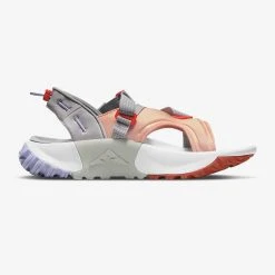Nike Sandals Women's Oneonta Sandal-Fit SIlver/Melon Tint - Regular (D)