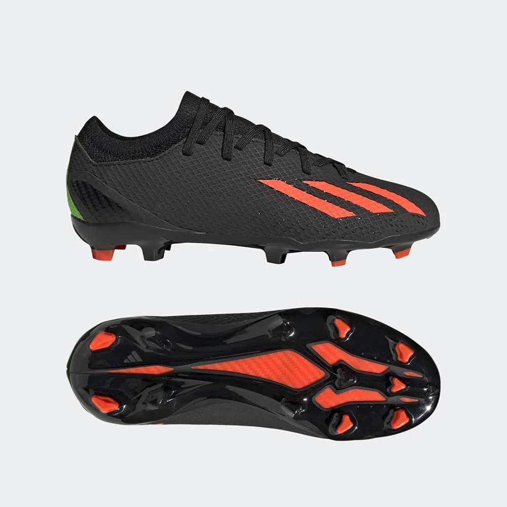 JR Adidas X SpeedPortal 3 FG - Core Black/Solar Red/Solar Green 7 JR Adidas X SpeedPortal 3 FG - Core Black/Solar Red/Solar Green