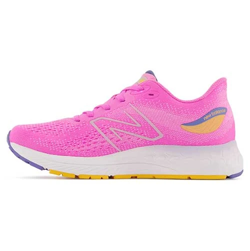 New Balance Youth Fresh Foam X 880v12 Running Shoe - Vibrant Pink/Vibrant Apricot 2 New Balance Youth Fresh Foam X 880v12 Running Shoe - Vibrant Pink/Vibrant Apricot