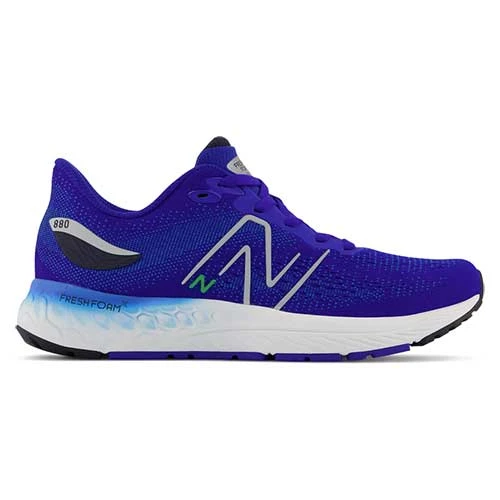 New Balance Youth Fresh Foam X 880v12 Running Shoe - Infinity Blue/Vibrant Spring 1 New Balance Youth Fresh Foam X 880v12 Running Shoe - Infinity Blue/Vibrant Spring