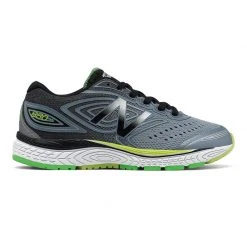 New Balance Youth 880v7 Running Shoe - Grey/Lime