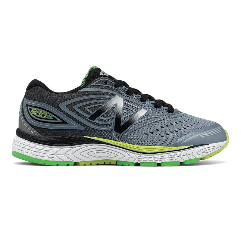 New Balance Youth 880v7 Running Shoe - Grey/Lime 1 New Balance Youth 880v7 Running Shoe - Grey/Lime