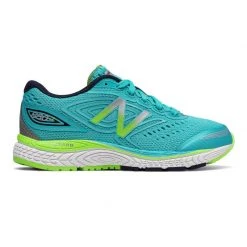 New Balance Footwear Youth 880 V7 Running Shoe - Teal/Lime