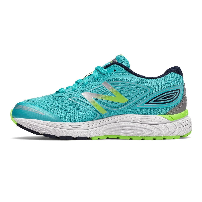 New Balance Footwear Youth 880 V7 Running Shoe - Teal/Lime 2 New Balance Footwear Youth 880 V7 Running Shoe - Teal/Lime