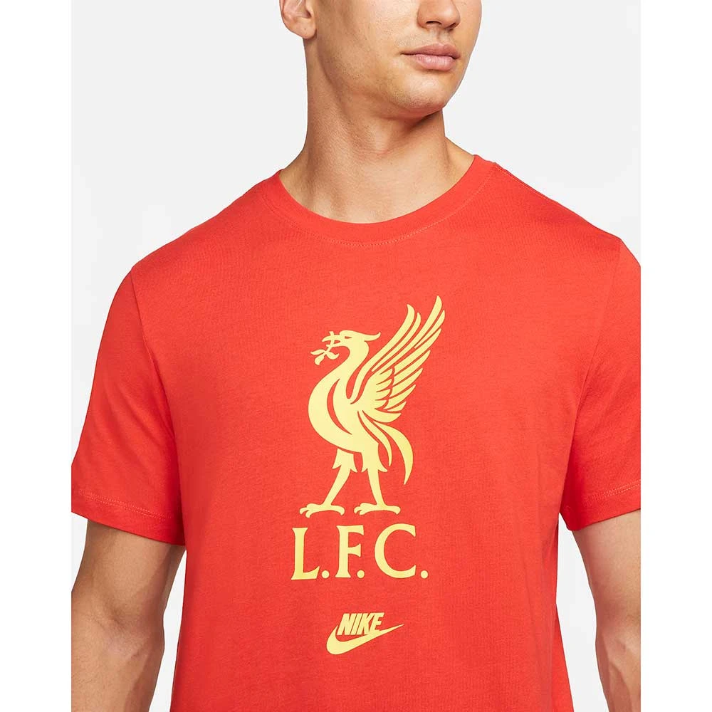 Nike Men's Liverpool FC Future Crest T - Rush Red/Chrome Yellow Fanwear 5 Nike Men's Liverpool FC Future Crest T - Rush Red/Chrome Yellow Fanwear