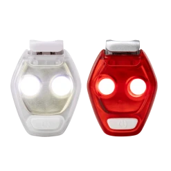 Nathan HyperBrite Mini 2 Pack - Silver/Chili Pepper White