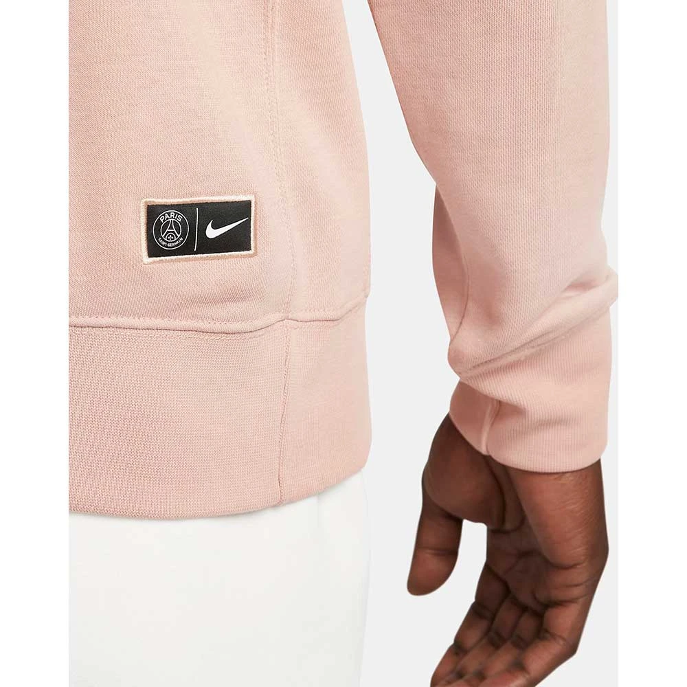 Nike Fanwear Men's Paris Saint-Germain Fleece Hoody - Rose Whisper/White 6 Nike Fanwear Men's Paris Saint-Germain Fleece Hoody - Rose Whisper/White