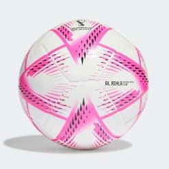 Adidas Al Rihla Club Ball - White/Team Shock Pink/Black
