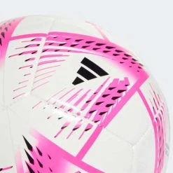 Adidas Al Rihla Club Ball - White/Team Shock Pink/Black