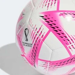 Adidas Al Rihla Club Ball - White/Team Shock Pink/Black