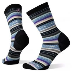 Smartwool Women's Everyday Margarita Crew Socks - Black Triathlon