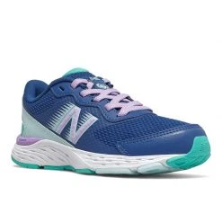 New Balance Youth 680v6 Running Shoe - Captain Blue/Dark Violet Glo/ White Mint 7 New Balance Youth 680v6 Running Shoe - Captain Blue/Dark Violet Glo/ White Mint